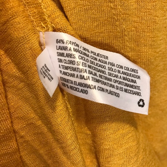 Yellow Universal Thread Top - Picture 4 of 4